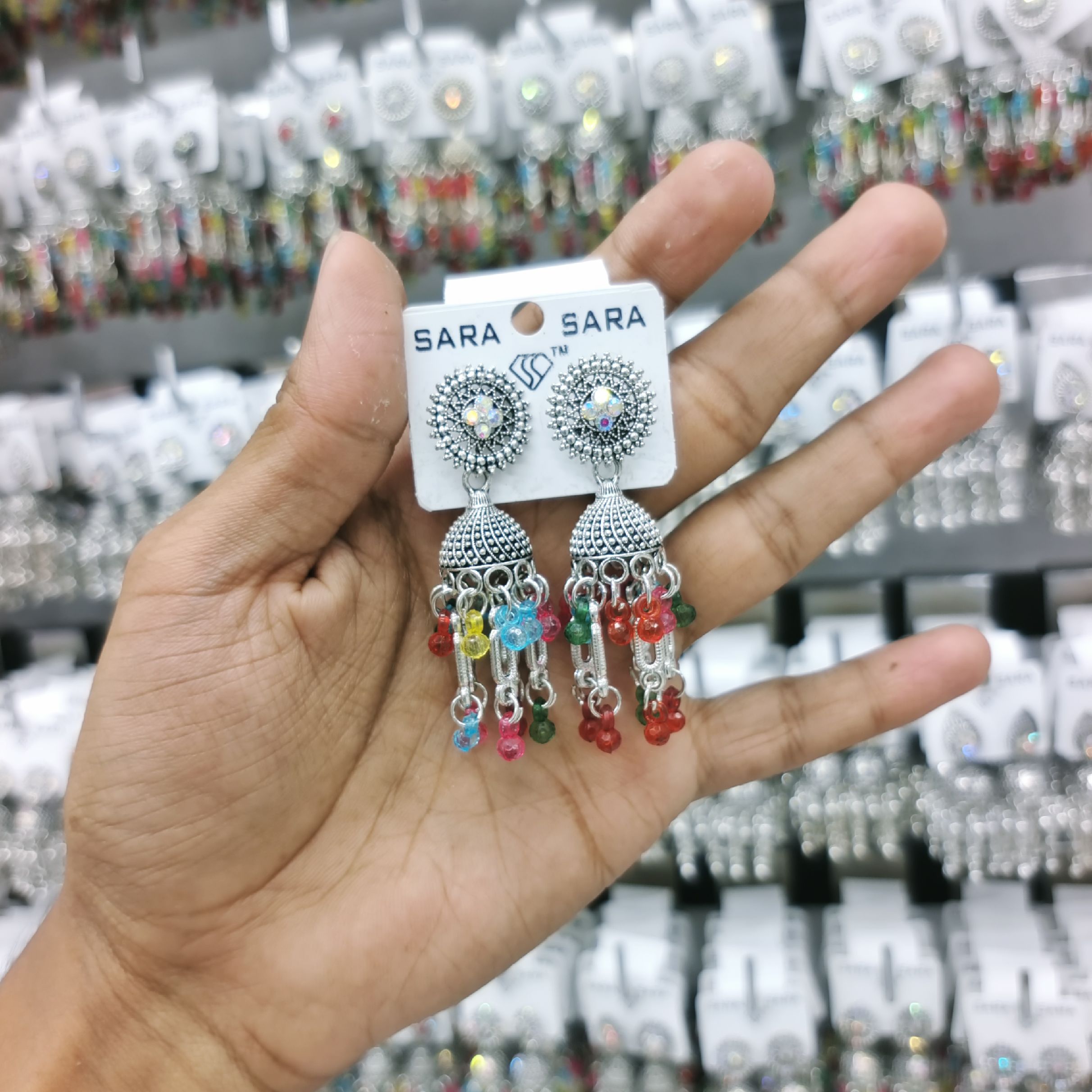 Jhumka Dul Ash color Earrings New jhumka - Ear Ring